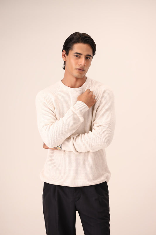 Knitted Crew-Neck Sweaters